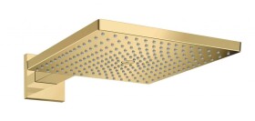 HANSGROHE - Raindance E Hlavová sprcha, 30x30 cm, EcoSmart, leštěný vzhled zlata 26239990