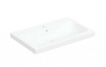 GEBERIT - iCon Umyvadlo na desku 75x48 cm, s přepadem, s otvorem na baterii, matná bílá 501.848.JT.1