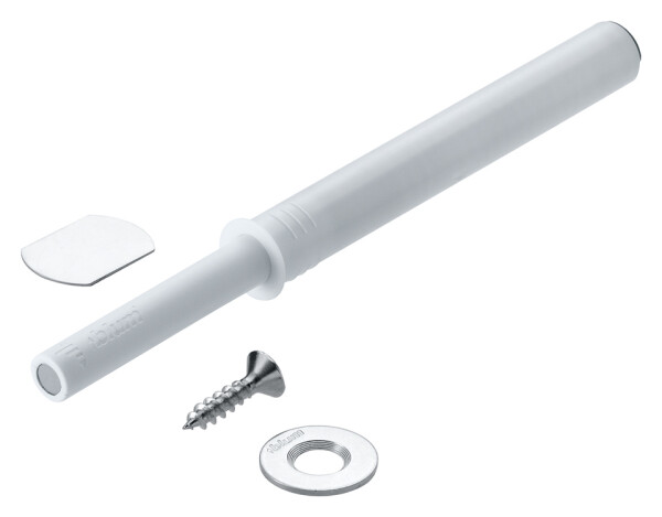 BLUM 956A1004 Tip-on pro závěsy, 76mm, magnet, komplet, bílá (250831)