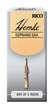 Rico RHKP5SSX350 Hemke - Soprano Sax Reeds 3.5 - 5 Box