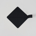 Cake star Plastová podložka pod minidezerty s úchytem čtverec čérná 8x8cm