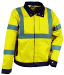 Reflexní pracovní lehká bunda COFRA DAZZLE Barva: Reflexní oranžová, Velikost: L (CADAZZLE_02_L)