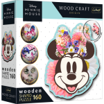 Puzzle Wood Craft Origin Stylová Minnie 160 dílků - Trefl