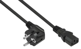 Kabelmeister C14-C13 černá / Prodlužovací kabel / 1 m (SK1430-S010)