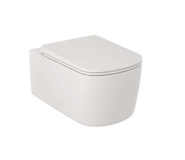 KLUDI - Resa S Závěsné WC, Rimless, Spiralflush, matná bílá 27WCW0153