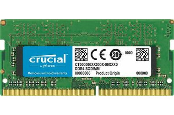 Crucial 8GB DDR4 2400 MHz / SODIMM / PC4-19200 / CL17 / SR x8 / Unbuffered / pro Mac (CT8G4S24AM)