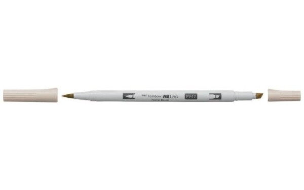 Tombow Oboustranný štětcový lihový fix ABT PRO - cappuccino