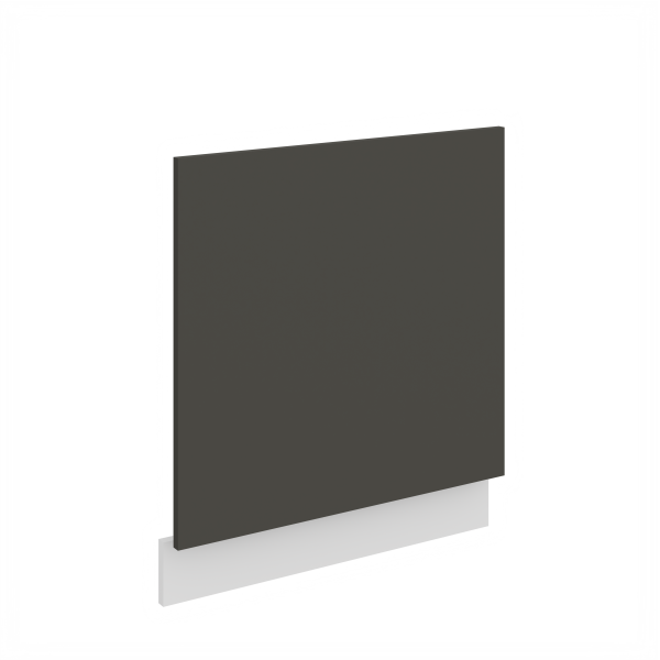 Dvířka na vestavnou myčku nádobí Aria ZM 570x596 Barva korpusu: Bílá, Barva dvířek: GR - Graphite AFM
