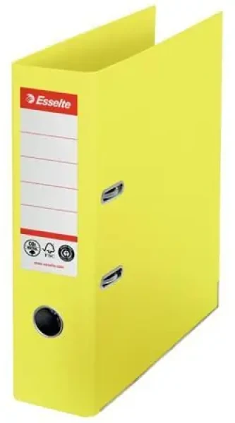 Esselte No.1 CO2 neutrální žlutá / Pákový pořadač / A4 / 75 mm / karton (627566)