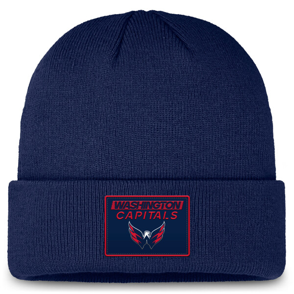 Fanatics Pánská zimní čepice Washington Capitals NHL Authentic Pro Rink Prime Cuffed Beanie