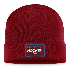 Fanatics Pánská zimní čepice Colorado Avalanche NHL Authentic Pro Prime Cuffed Beanie