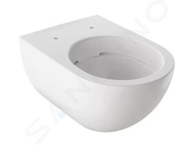 GEBERIT - Acanto Závěsné WC, Rimfree, s KeraTect, bílá 500.600.01.8