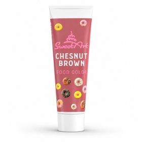 Gelová barva SweetArt tuba Chestnut Brown (30 g)