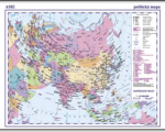 Asie - příruční politická mapa A3/1: 35 mil.