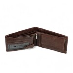 Trendy pánská kožená peněženka na šířku Diviley Nikifor, hnědá