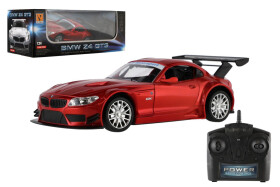 Auto RC BMW Z4 plast 18cm 2,4GHz na dálk. ovládání na baterie se světlem v krabici 29x11x14cm