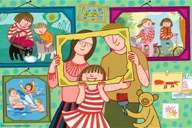 Trefl - Puzzle - Basia a její den MAXI