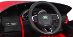 Mamido Dětské elektrické autíčko Land Rover Discovery červené