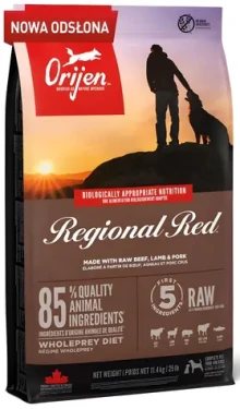 ORIJEN Regional Red / Granule pro psy / hovězí / bez obilovin / 11,4 kg