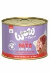 WOW Cat konzerva Adult Paté hovězí s krocanem 200g