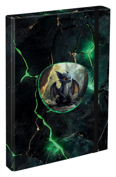 Desky na školní sešity A4 Draci