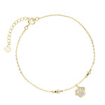 LUNICA Stříbrný náramek ZLATÁ PACKA 0695