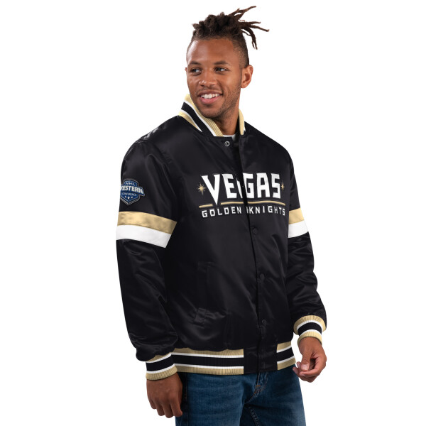 Starter Pánská bunda Vegas Golden Knights NHL Home Game Varsity Satin Jacket Velikost: M