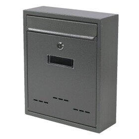 Poštovní schránka šedá struktura, 260x90x310mm, RADIM M.