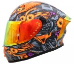 Integrální helma Xrc Robotto orange - M / šedá