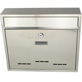 Poštovní schránka nerezová, 360x90x310mm, TX0130