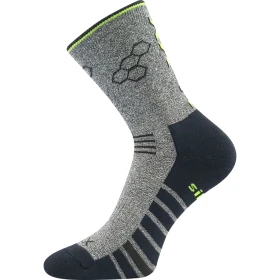 VOXX Ponožky sportovní VIRGO s ionty stříbra SVĚTLE ŠEDÉ MELÉ 43-46 117231