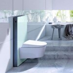 GEBERIT - Monolith Sanitární modul pro závěsné WC, 101 cm, boční přívod vody, mátově zelená 131.022.SL.5