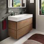 HANSGROHE - Xilesa E Umyvadlová skříňka, 62x118x47 cm, 2 zásuvky, kašmírový dub 54264550