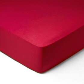 DekorTextil Dětské JERSEY prostěradlo bordó ROZMĚR: (š/d/v) 80 x 160 x 20 cm