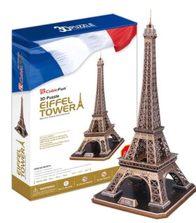 Puzzle 3D Eiffelova vež - 82 dílků
