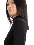 Dámské triko dlouhý rukáv ICEBREAKER Wmns 260 Tech LS Turtleneck, Black velikost: L