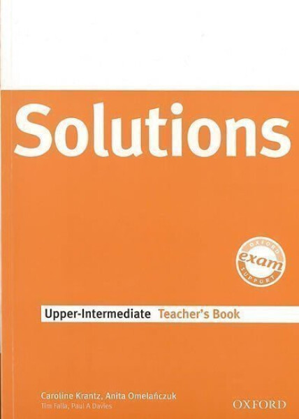 Maturita Solutions Upper Intermediate Teacher´s Book - Tim Falla