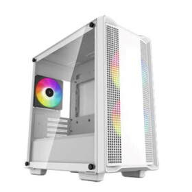 DEEPCOOL Case CC360 WH ARGB, mATX, Průhledná bočnice, 3x120mm Fan, bílá EDF_1808056