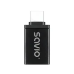 Adaptér USB-A 3.1 (F) - USB-C 3.1 (M) AK-80 / Adaptér / USB 3.1 (SAVAK-80)