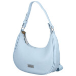 Trendy dámská koženková kabelka na rameno Tricia, světle modrá