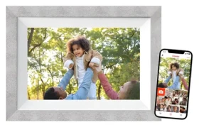 10,1" Braun DigiFrame 10W WiFi šedá / Fotorámeček / dotykový IPS displej / Wi-Fi / 1280x800 px / 16:10 (21269)