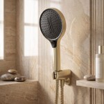 REA - Sprchová hlavice JS-033 Brush Gold REA-03907