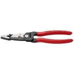 KNIPEX - kleště půlkulaté, zahnuté, s křížovým ozubením - 200mm, vysoká pevnost čelistí (3821200)