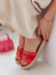 Dámské žabky MISSWAVE červené FashionStreet ZY0948 37