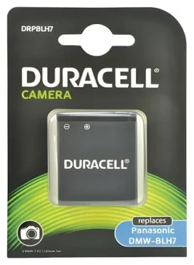 Duracell DMW-BLH7E černá / Baterie / Li-Ion / 600 mAh / 4 Wh / pro Panasonic (DRPBLH7)