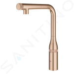 GROHE - Essence SmartControl Dřezová baterie s výsuvnou koncovkou, SmartControl, kartáčovaný Warm Sunset 31615DL0