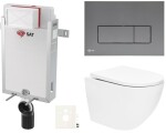 Závěsný WC set k zazdění SAT SIKOSZTOR67GMM SIKOSZTOR67GMM