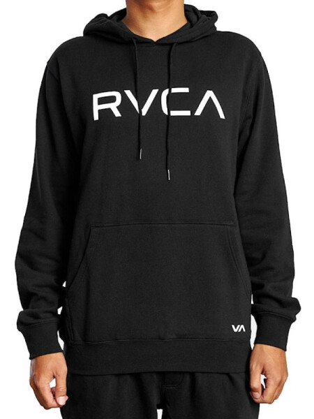 RVCA BIG RVCA black pánská mikina přes hlavu