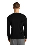 Pánské merino triko dlouhý rukáv ICEBREAKER Mens 300 15,5 MerinoFine LS Tee, Black velikost: S
