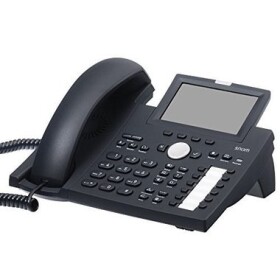 Snom D375 / Drátový IP telefon / 4.3 barevný displej / RJ45 / Wi-Fi / BT / USB / 12 SIP / PoE (4141-S)